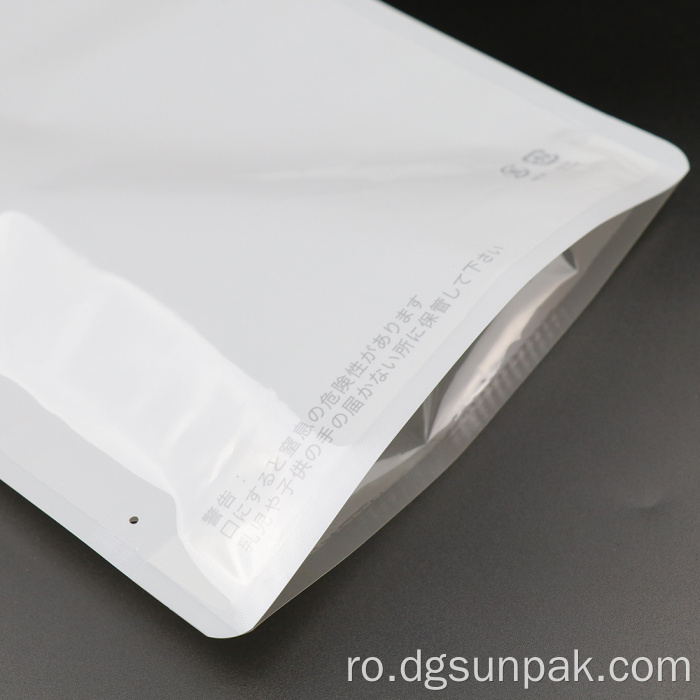 Pungi de plastic cu fermoar înghețat cu fermoar pound mylar